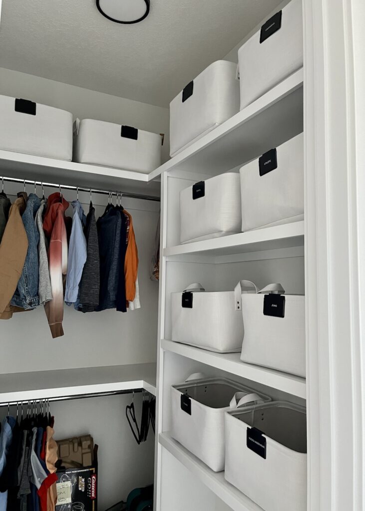 organized closet
