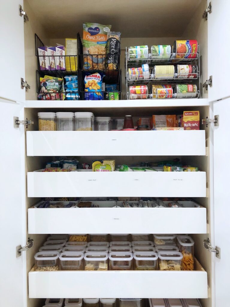 Pantry cans organizing ideas