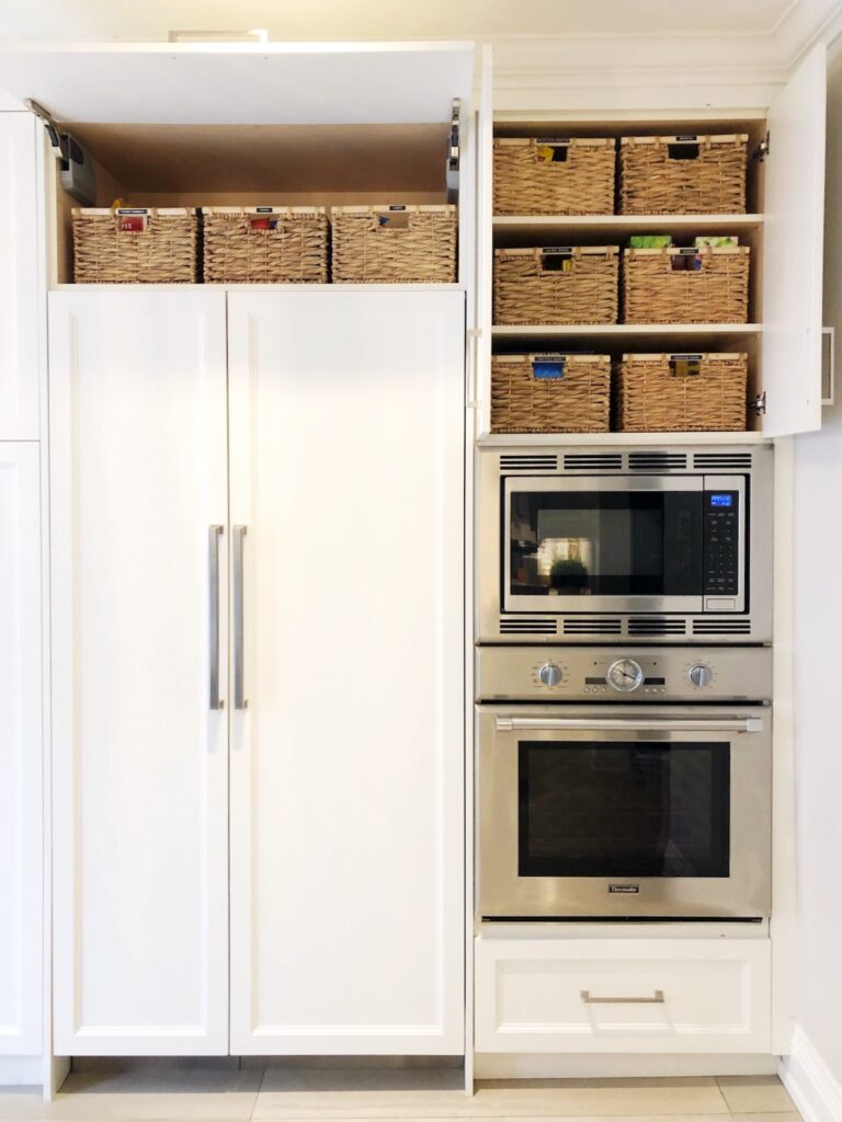 tall pantry organization