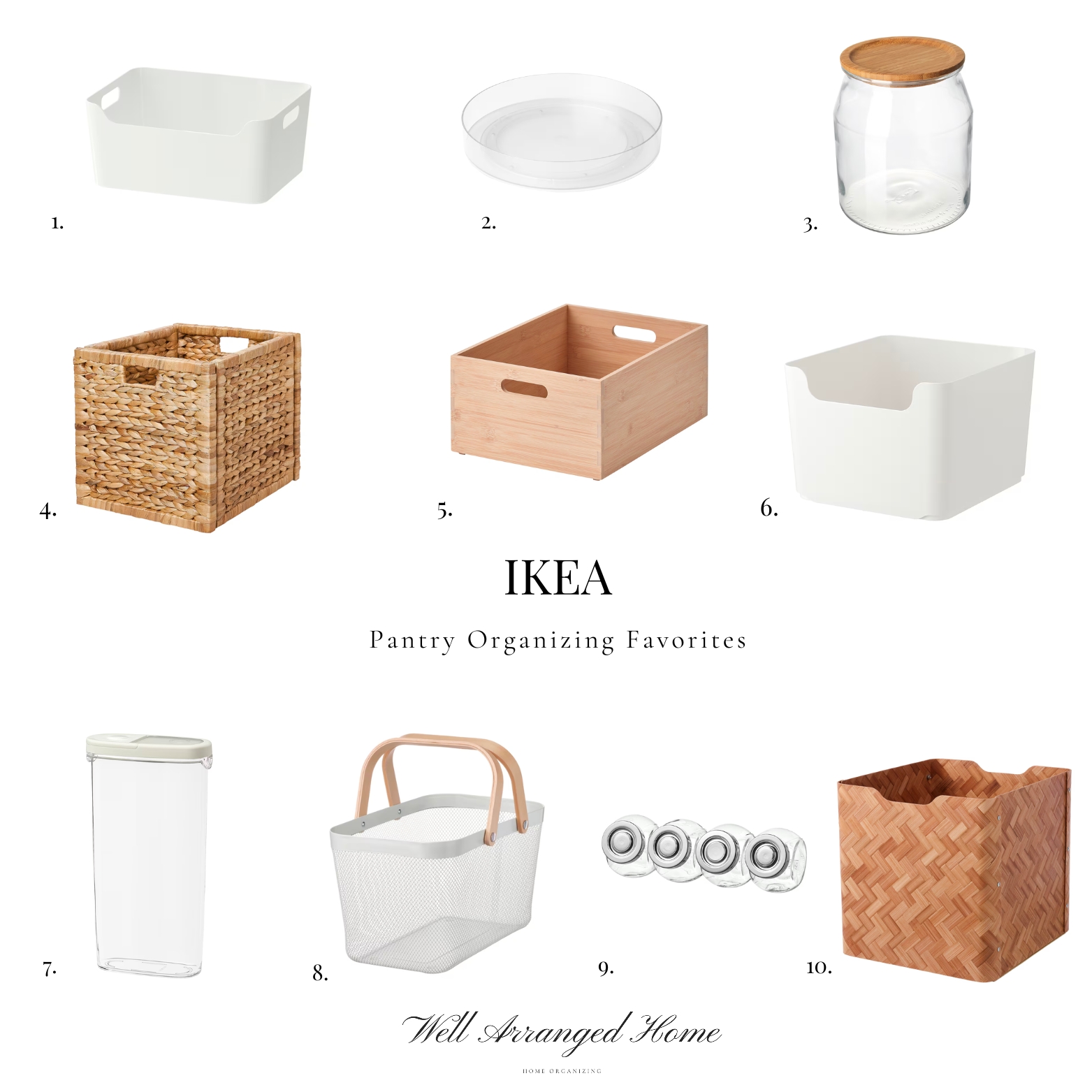 ikea organizers for pantry