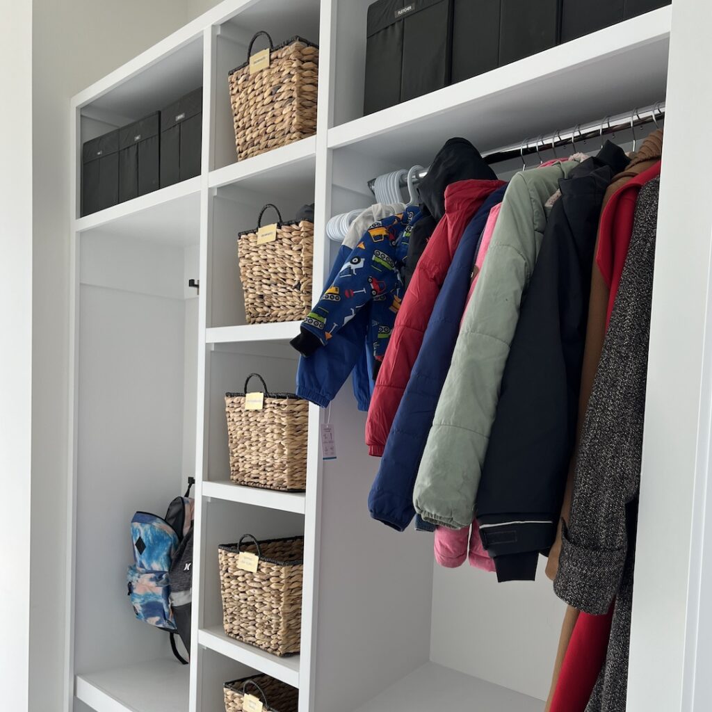 Mudroom decluttering checklist