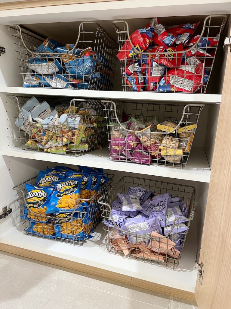 Kids snacks organization