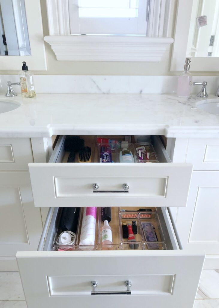 bathroom drawer organizing 2
