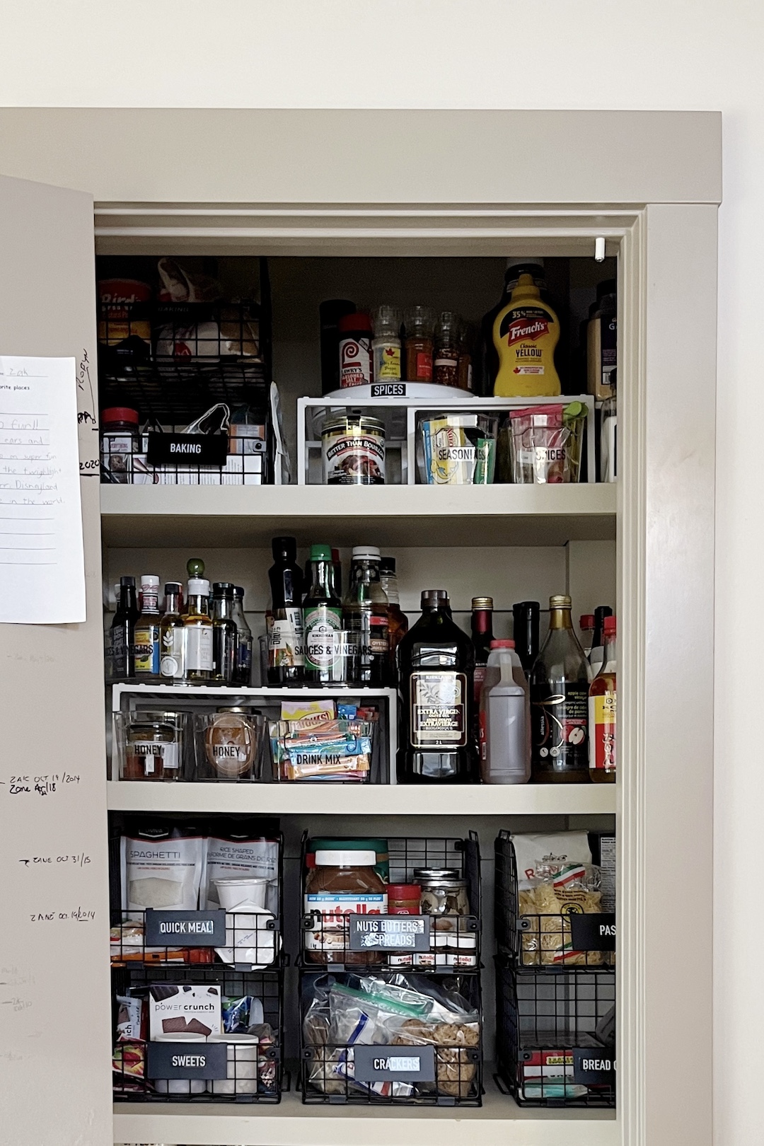 small pantry organization