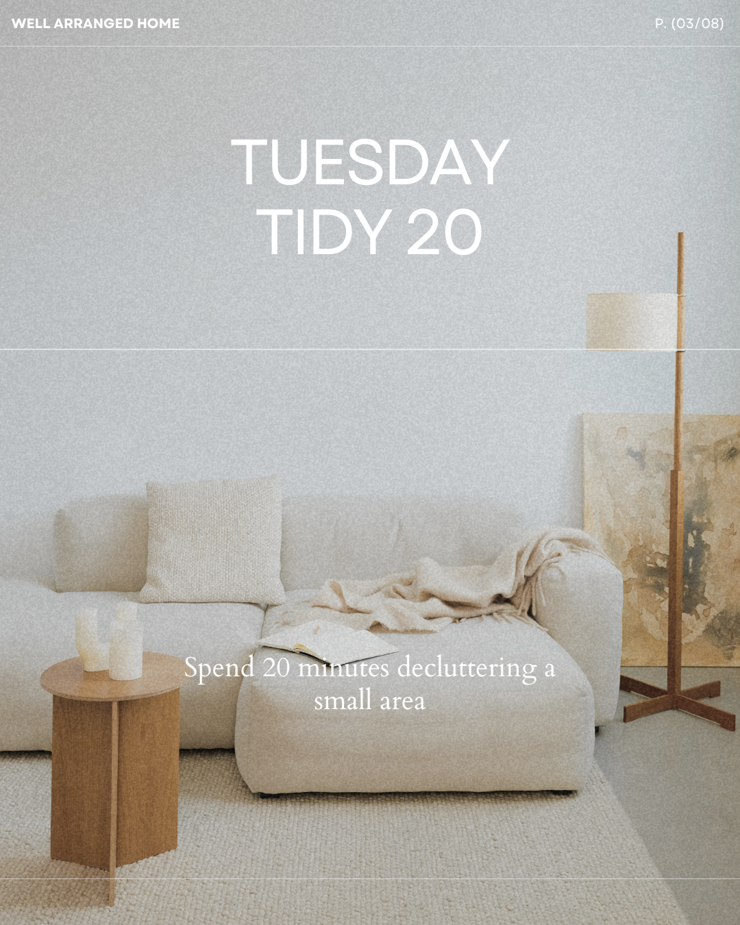 Tuesday Minimalist Routine