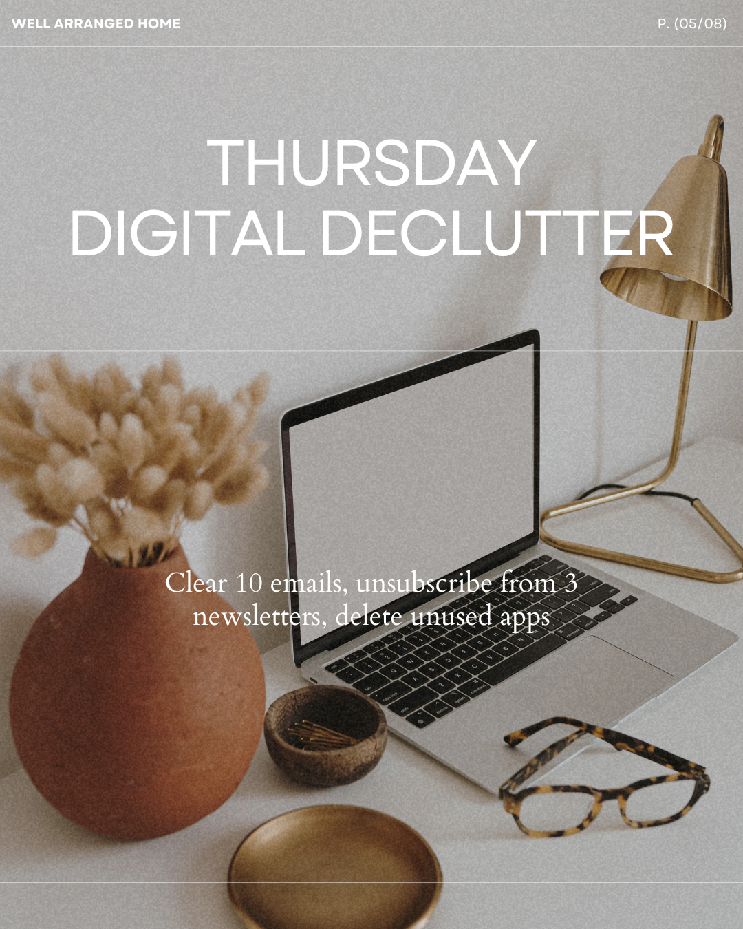 Thursday Minimalist Routine