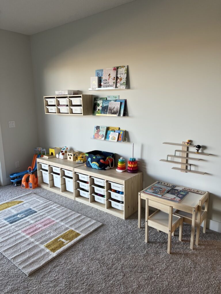 organized playroom