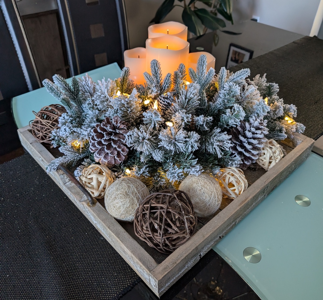 Christmas centrepiece