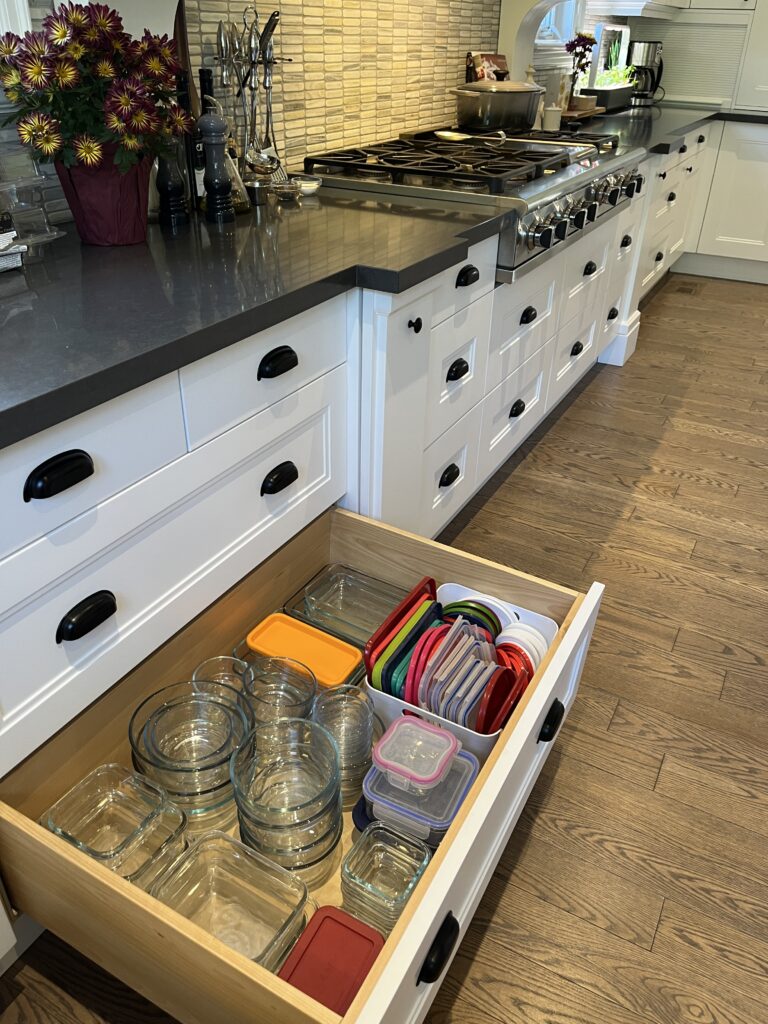 Food storage containers organization in Elbow Valley, Calgary