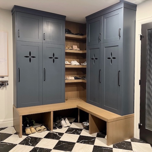 Organized Mudroom in Rocky View